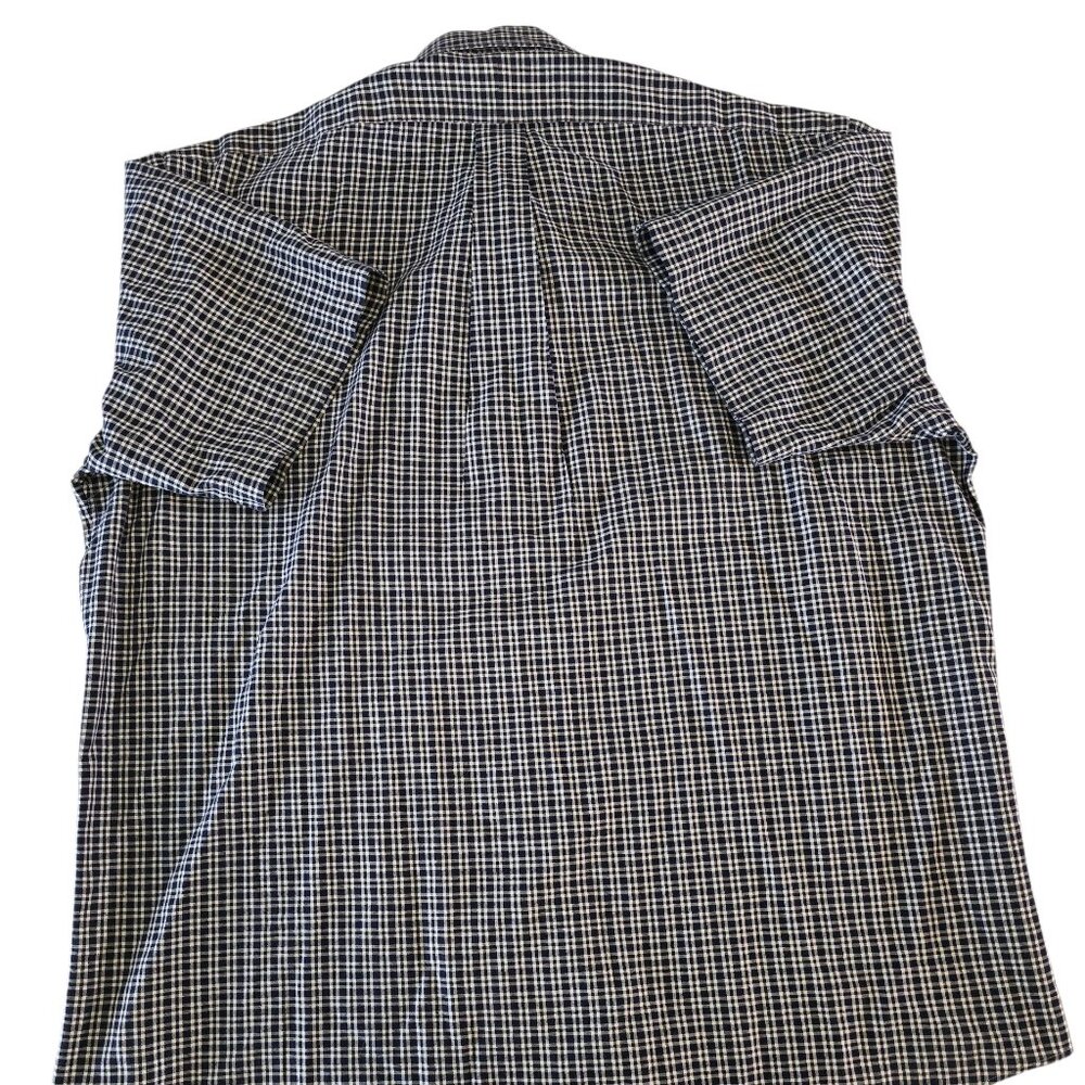 Polo Ralph Lauren Mens L Navy Plaid Button Down Shirt Classic Fit Cotton - Picture 5 of 6